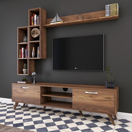 Hanah Home M16 - 262 Mueble de TV Nogal